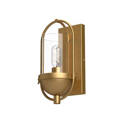 Alora Lighting WV539007CL Cyrus 13" Tall Outdoor Wall Sconce with