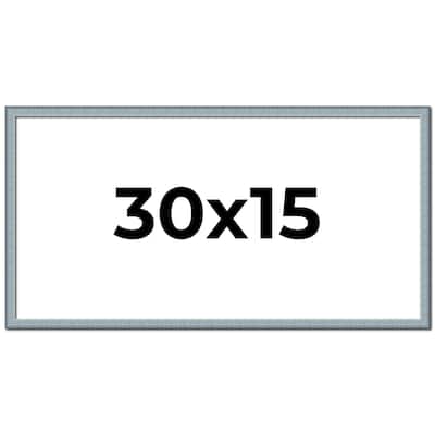 30x15 Frame Rustic Sky Blue Solid Wood Picture Frame | 0.75 Inch