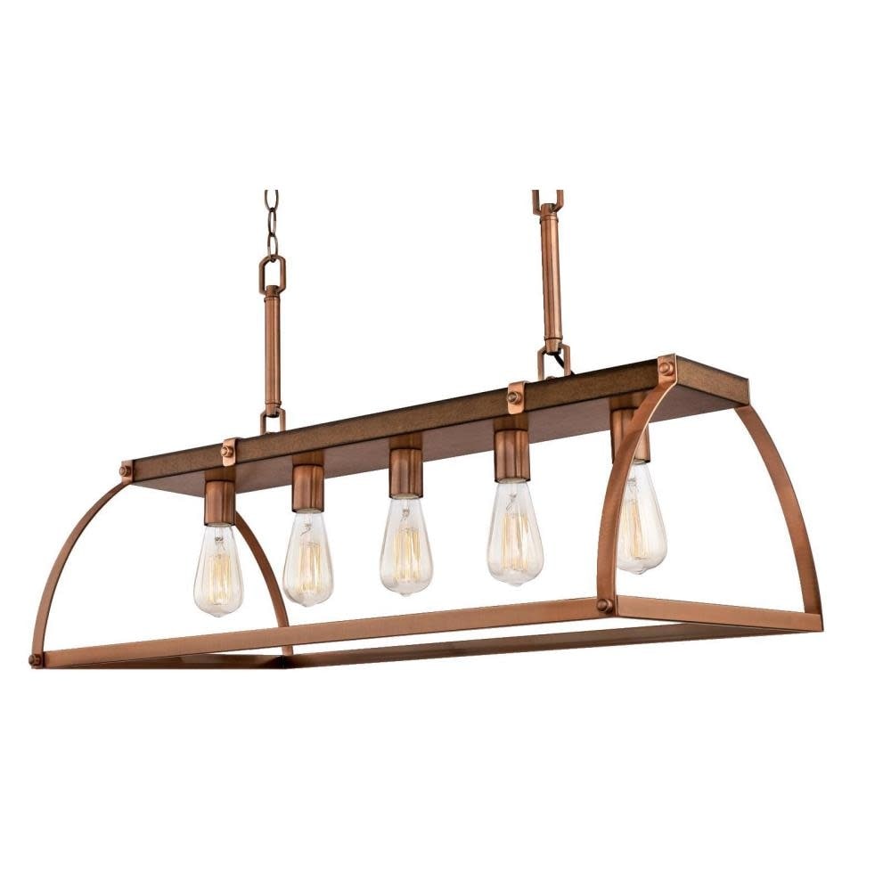 Westinghouse 6351600  Oak Lane 5 Light 32" Wide Linear Chandelier - Chandeliers For Bedrooms by Overstock.com