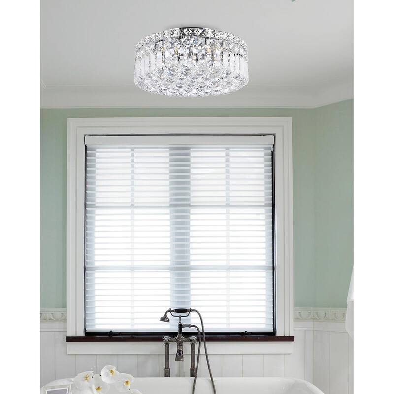 Graham 5-light 16-inch Flush-Mount Chandelier - 16 Inch