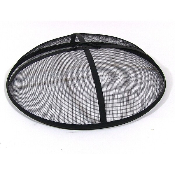 Sunnydaze Heavy Duty Fire Pit Spark Screen - Black