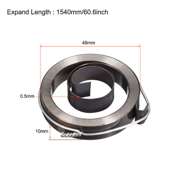 Shop 2pcs Drill Press Spring Quill Feed Return Coil Spring Assembly 1540mm 48x10x0 5m 0 5 X 10 X 1540mm On Sale Free Shipping On Orders Over 45 Overstock 27580908