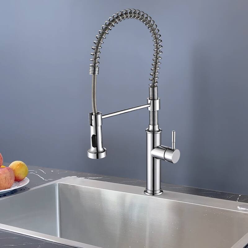 Topcraft High-arc Stainless Steel kitchen Sink Faucet
