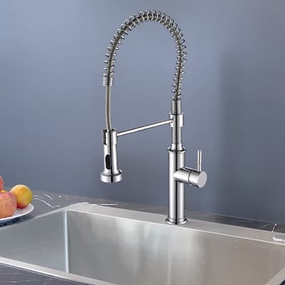 Topcraft High-arc Stainless Steel kitchen Sink Faucet