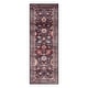preview thumbnail 158 of 204, Gertmenian Crystal Print Washable Digital Printed Flat Pile Polyester Slip Resistant Area Rug Collection 2' 2" x 6' - Cullen Brown