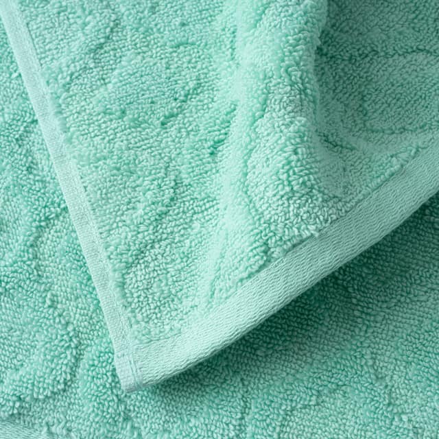Athena Sculpted Scroll 6 Piece Solid Bath Towel Set