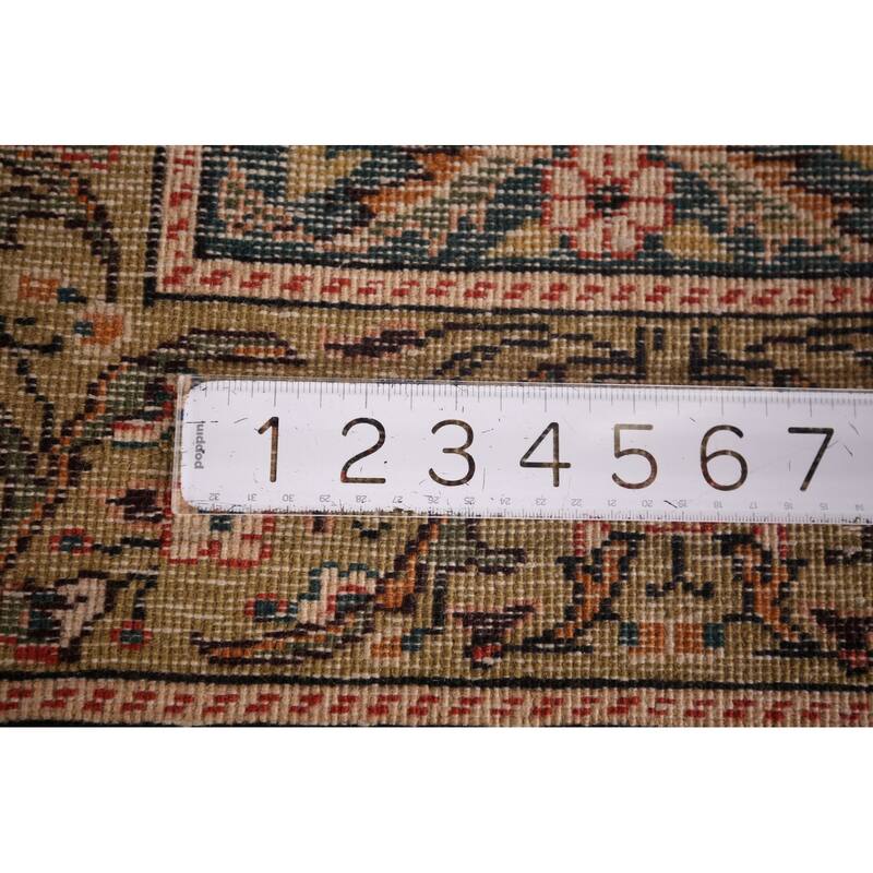 Vegetable Dye Anatolian Turkish Vintage Rug Handmade Blue Wool Carpet - 6'7" X 8'9"
