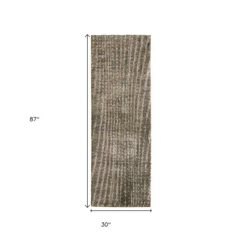 HomeRoots Abstract Industrial Rectangle Area Rug