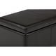 preview thumbnail 9 of 130, WYNDENHALL Franklin 48-in. Wide Contemporary Rectangular Storage Ottoman