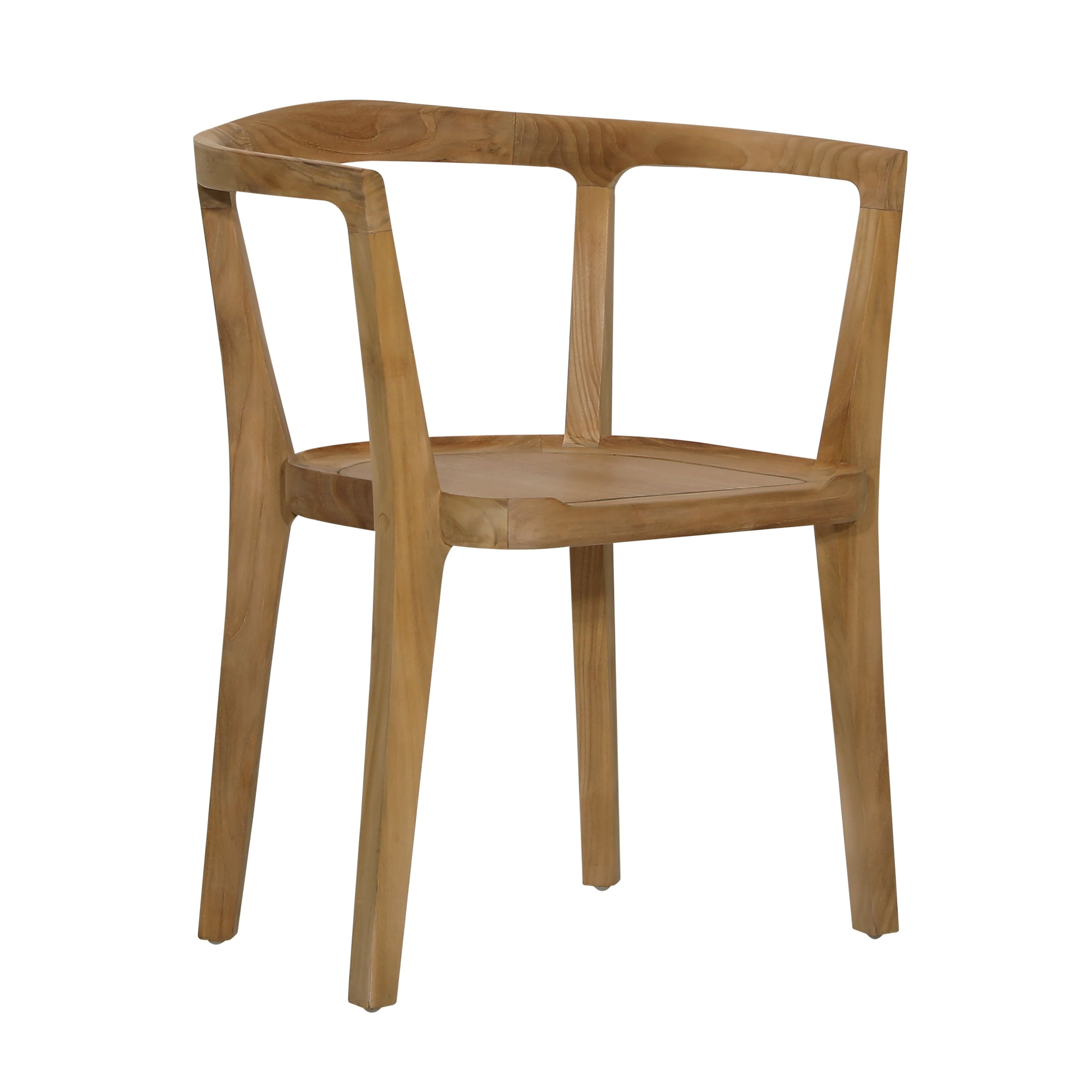 Aura Teak Dining Chair, Natural - Bed Bath & Beyond - 40419562