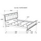 preview thumbnail 4 of 74, Barzini 5-Piece Bedroom Set with Upholstered Headboard