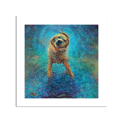 Shakin' Off The Blues Fine Art Paper Print by Iris Scott - Multi