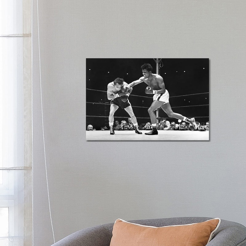 iCanvas "Sugar Ray Robinson (1921-1989)" by Unknown Canvas Print - 18x26x1.5