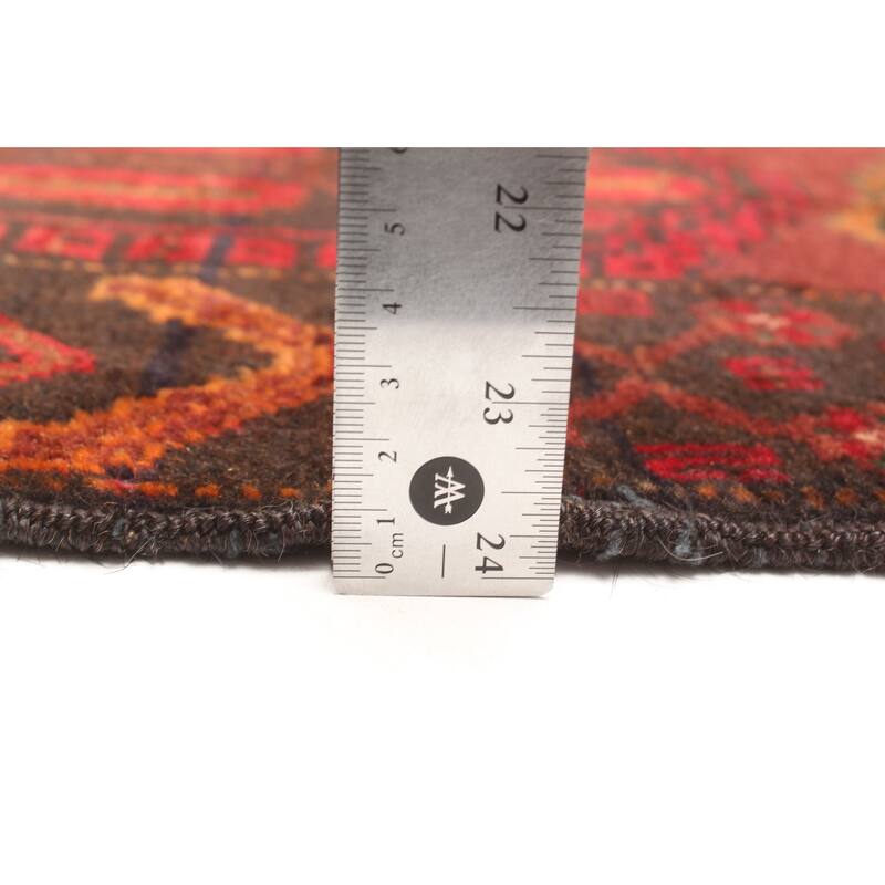 ECARPETGALLERY Hand-knotted Teimani Dark Brown Wool Rug - 3'0 x 4'8