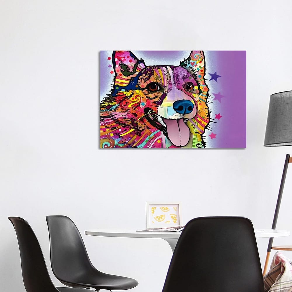 iCanvas "Corgi" by Dean Russo Canvas Print