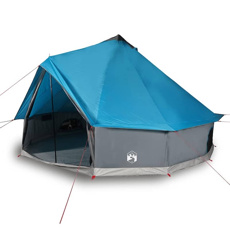 vidaXL Family Tent Tipi Blue Waterproof