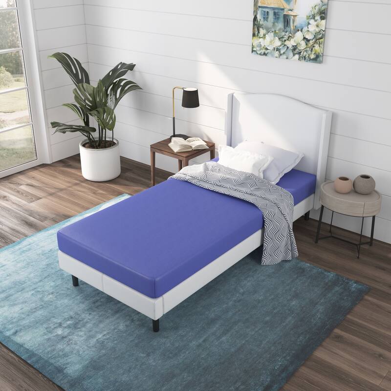 Nap Queen Rainbow 5" Memory Foam Twin Mattress, Pink