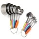 preview thumbnail 4 of 3, Stainless Steel Measuring Cups and Spoons Set of 10pc