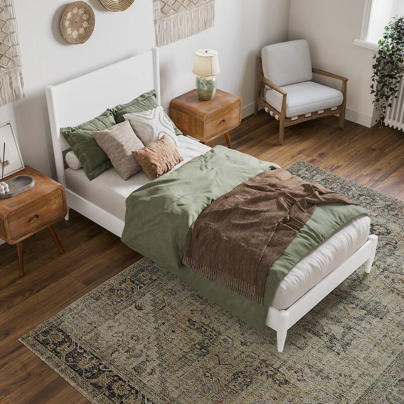 Pasadena Solid Wood Low Profile Platform Bed