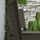 preview thumbnail 16 of 20, Plymouth Patio Aluminum 30-inch Outdoor Wicker Bar Stools (Set of 4) by Havenside Home