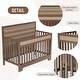 preview thumbnail 7 of 16, Certified Baby Safe Crib, Pine Solid Wood, Non-Toxic Finish