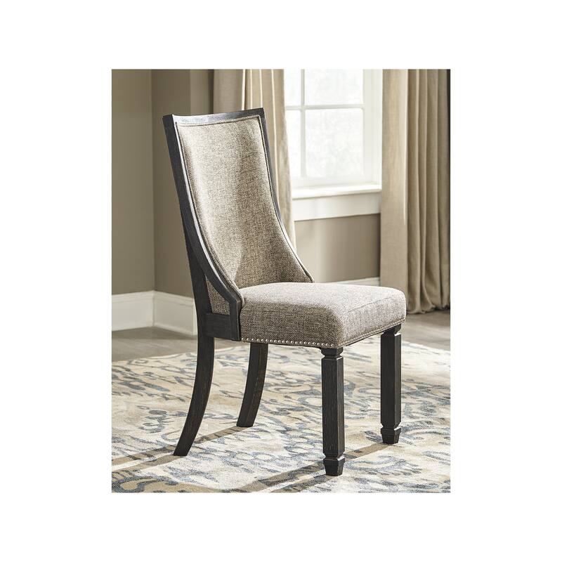 Signature Design by Ashley Tyler Creek Black / Grayish Brown 6-Piece Dining Package