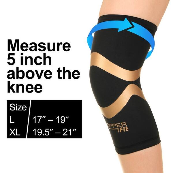 Shop Copper Fit Pro Series Compression Knee Brace Sleeve ...