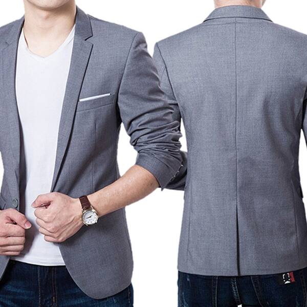 Shop Men S Fashion Business Casual Long Sleeve Pockets Suits