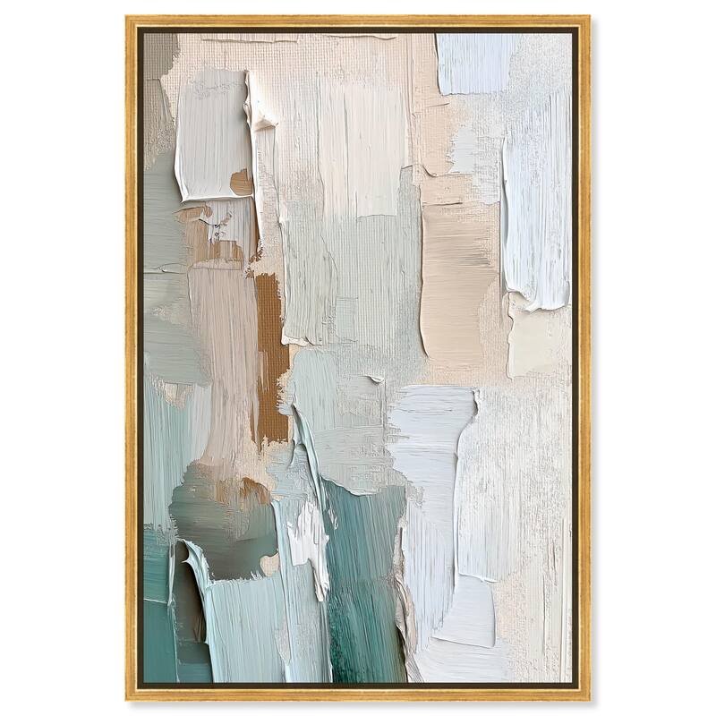 Impasto Intervals II Canvas by Art Remedy - 10" x 15" - Gold