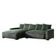 preview thumbnail 54 of 59, Transitional Luxe Upholstered Living Room Sectional 106.7 inch