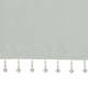 Madison Park Natalie Lightweight Faux Silk Valance with Beads - 50x26"