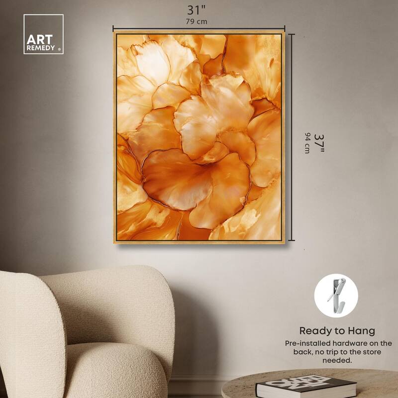 Sunlit Bloom II Canvas by Art Remedy