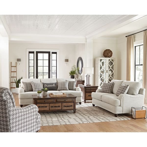 slide 2 of 4, Anderson Light grey 2-piece Cushion Back Living Room Set