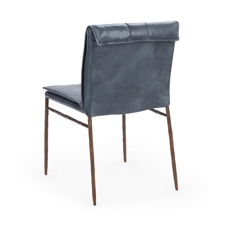 Classic Home Tuscan Genuine Leather Dining Chair (Set of 2)