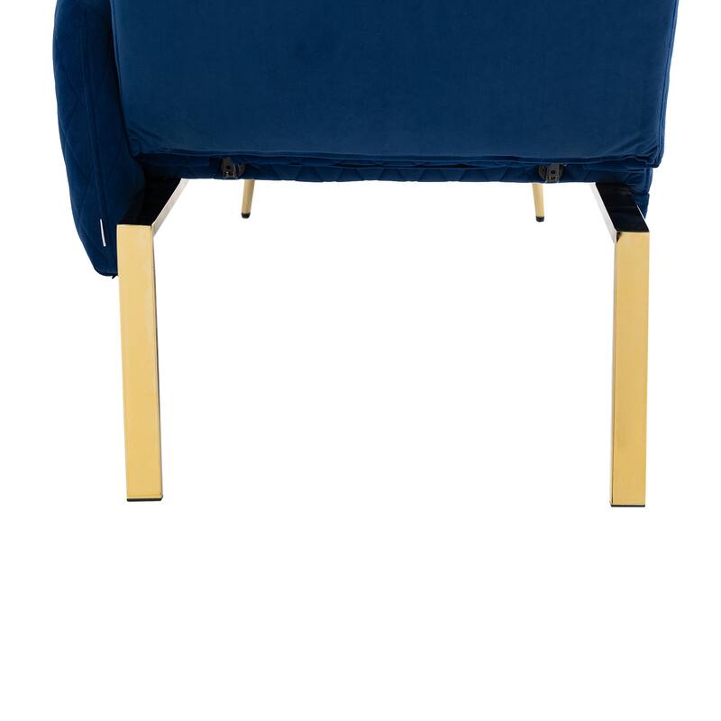 COOLMORE Velvet Sofa Loveseat Sofa with metal feet