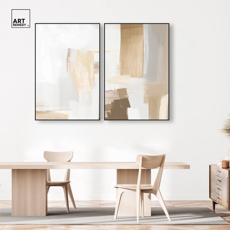 Tactile Textures I Canvas Set of 2 by Art Remedy