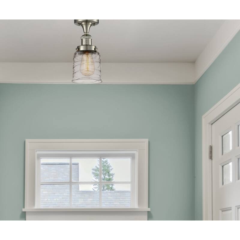 Innovations Lighting Bell - 1 Light 5" Semi-Flush Mount