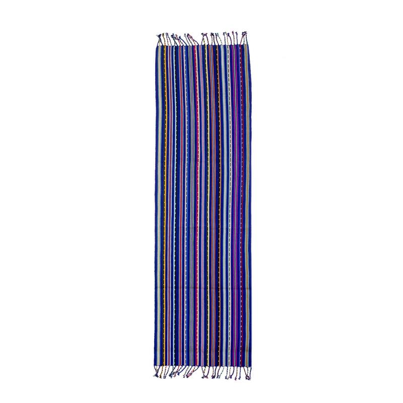 Novica Handmade Colors Of My Land Cotton Table Runner