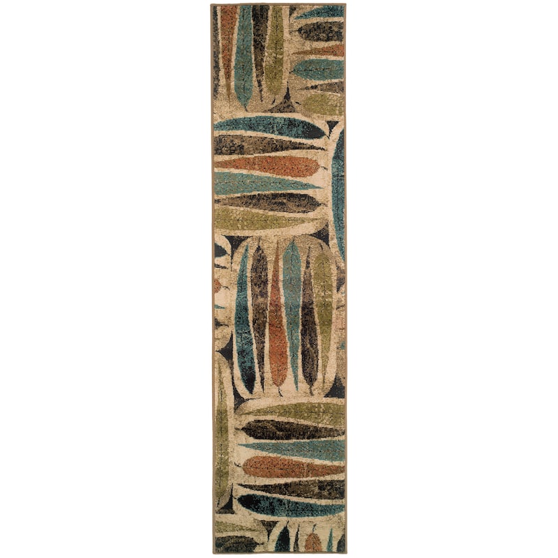 Everleigh Stacked Leaves Area Rug