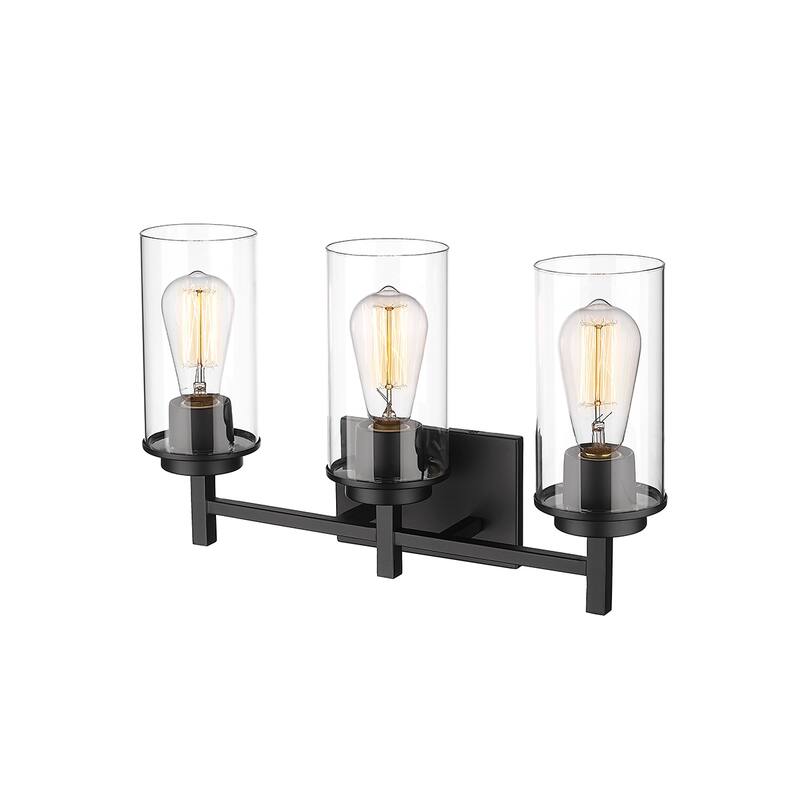Millennium Lighting Janna Vanity Light with Clear Glass Shades