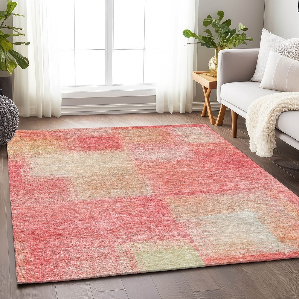 Premium Washable Super Soft Solid Ombre Mayfield Rug