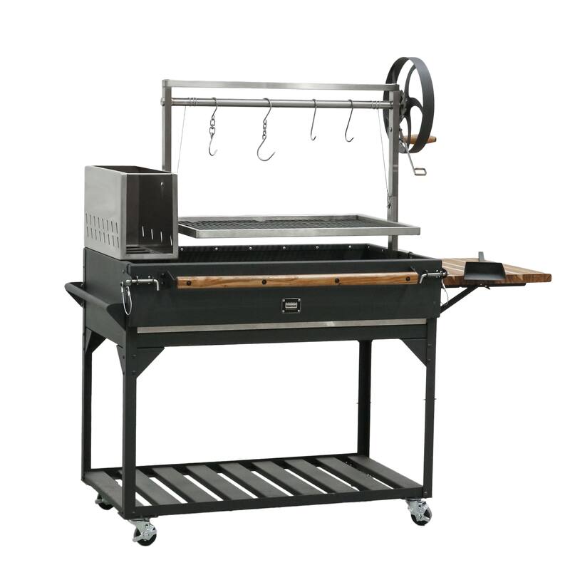 Backyard Discovery Argentine Santa Maria Wood Fire & Charcoal Grill - premium - Metal - Assembly Required