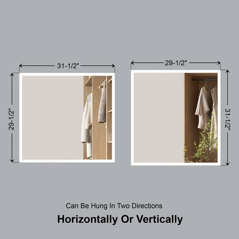 Buley LED Mirror - Rectangle 31" High
