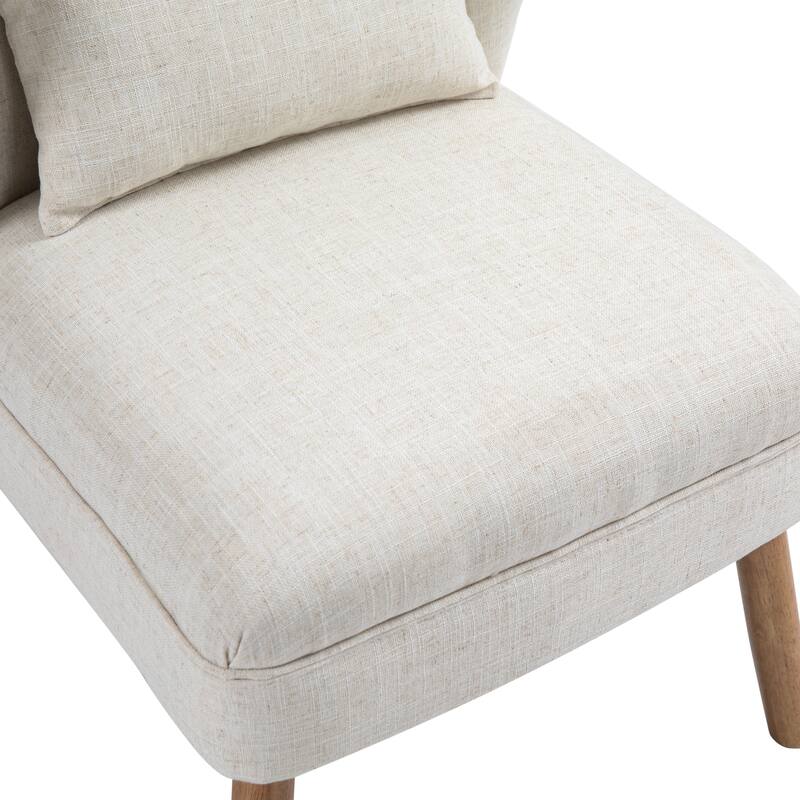 2 Set Modern Armless Accent Chair