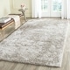 preview thumbnail 8 of 63, SAFAVIEH Handmade South Beach Leonella Shag Solid Polyester Rug 4' x 6' - Ice