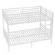 preview thumbnail 22 of 34, Metal Bunk Bed for Teens and Adults White Space Saving Noise Reduction