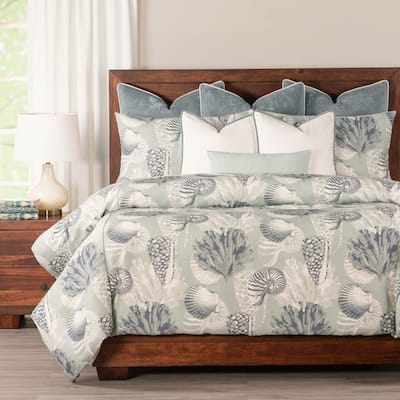 Siscovers Amelia Island Seashell Print Duvet Set