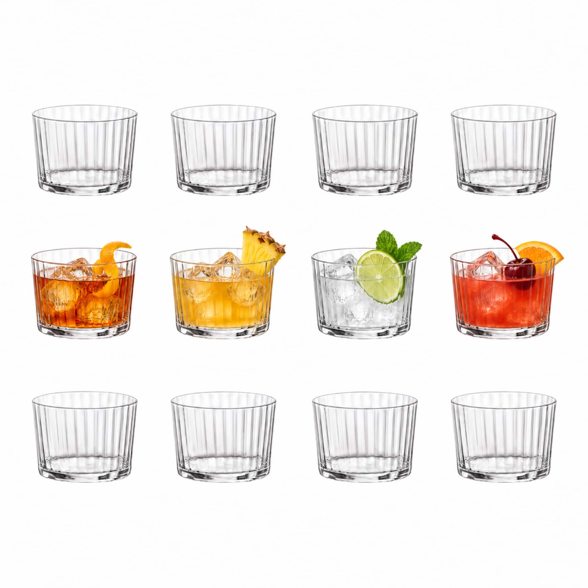 Bormioli Rocco Set of 12 Exclusiva Rum Glasses - 7.25 oz