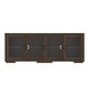 preview thumbnail 19 of 29, Vintage TV Cabinet Buffet Cabinet Entertainment Center Gray Brown