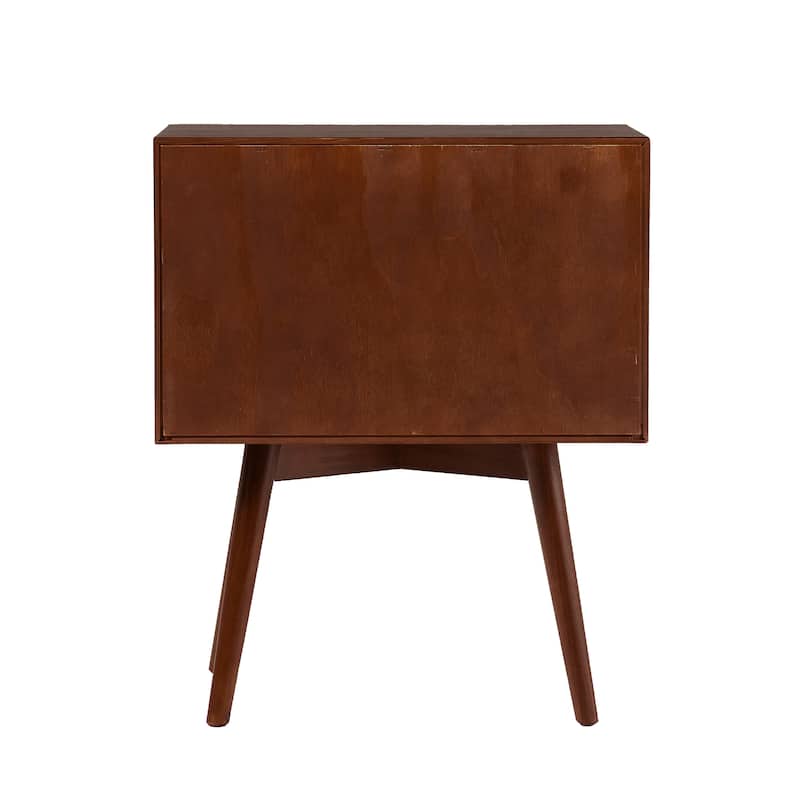 Middlebrook Mid-Century Modern Solid Wood 2-Drawer Nightstand